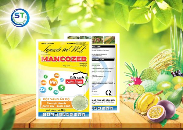 Thuốc trừ bệnh LANOZEB 800WP bột vàng - 1kg - Hình ảnh 2