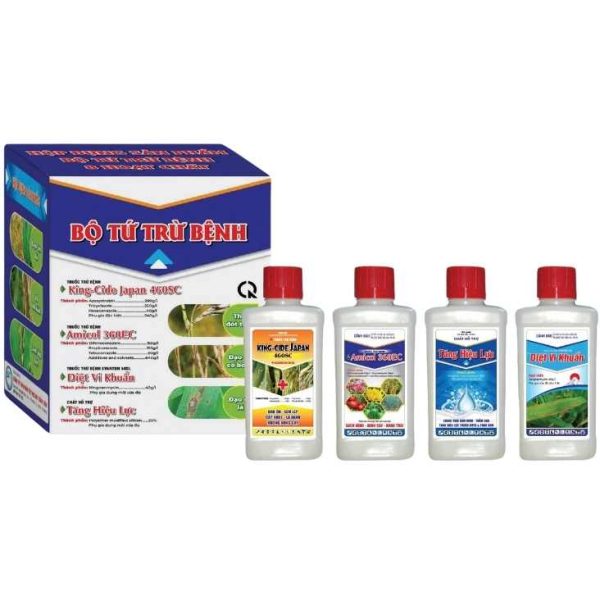 Bộ tứ trừ bệnh ĐẠO ÔN - VI KHUẨN - LEM LÉP - VÀNG LÁ